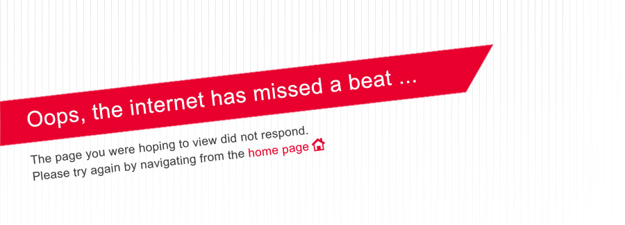 Oops, the internet has missed a beat...